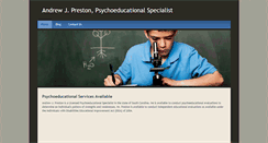 Desktop Screenshot of andrewjpreston.com